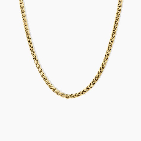 Collier Samara Acier Jaune - Bijoux sans pierre Femme | Histoire d&rsquo;Or