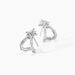 Boucles D'oreilles Puces Amabel Argent Blanc Oxyde De Zirconium - Boucles d'oreilles fantaisie Femme | Histoire d&rsquo;Or