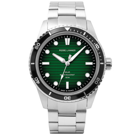 Montre Pierre Lannier Inti Vert - Montres Homme | Histoire d’Or