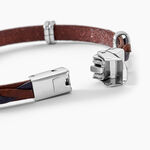 Bracelet Acier Blanc Pacome - Bracelets Cuir Homme | Histoire d&rsquo;Or