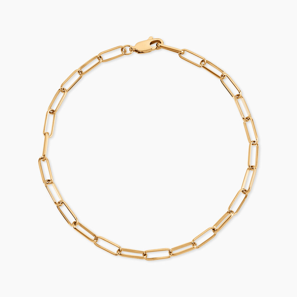 Bracelet Neala Plaqu&eacute; Or Jaune - Bracelets cha&icirc;ne Femme | Histoire d&rsquo;Or