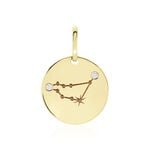 Pendentif Or Jaune Astraea Oxyde De Zirconium - Pendentifs Zodiaque Femme | Histoire d&rsquo;Or