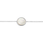 Bracelet Sa&uuml;l Argent Blanc Nacre - Bracelets Femme | Histoire d&rsquo;Or