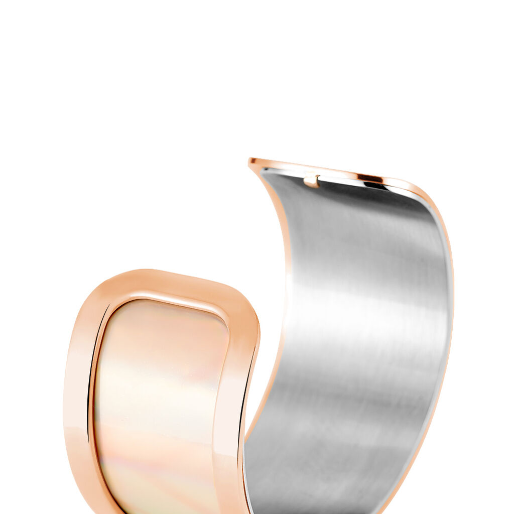 Bracelet Jonc Kayssi Acier Rose - Bracelets joncs Femme | Histoire d’Or