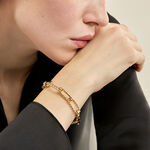 Bracelet Andria Acier Jaune - Bracelets fantaisie Femme | Histoire d&rsquo;Or