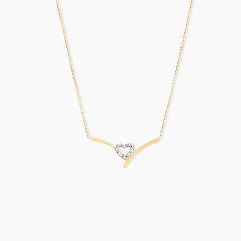 Collier Ilsabe Or Jaune Diamant - Colliers Femme | Histoire d’Or