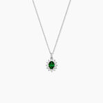 Collier Perez Argent Blanc Oxyde De Zirconium - Colliers fantaisie Femme | Histoire d&rsquo;Or