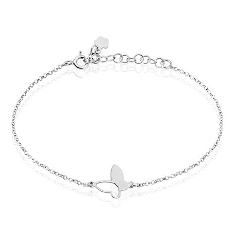 Bracelet Maria Argent Blanc - Bijoux Papillon Femme | Histoire d’Or