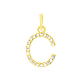 Pendentif Klementine Or Jaune Oxyde De Zirconium - Pendentifs Femme | Histoire d’Or