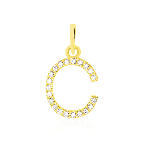 Pendentif Klementine Or Jaune Oxyde De Zirconium - Pendentifs Femme | Histoire d’Or