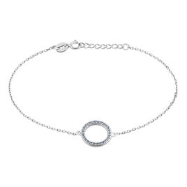 Bracelet Ambroisie Argent Blanc Oxyde De Zirconium - Bracelets fantaisie Femme | Histoire d’Or