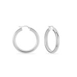 Cr&eacute;oles Amael Acier Blanc - Boucles d'oreilles cr&eacute;oles Femme | Histoire d&rsquo;Or