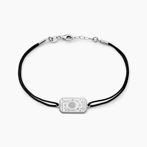 Bracelet Arcane Argent Blanc - Bracelets cordon Homme | Histoire d&rsquo;Or