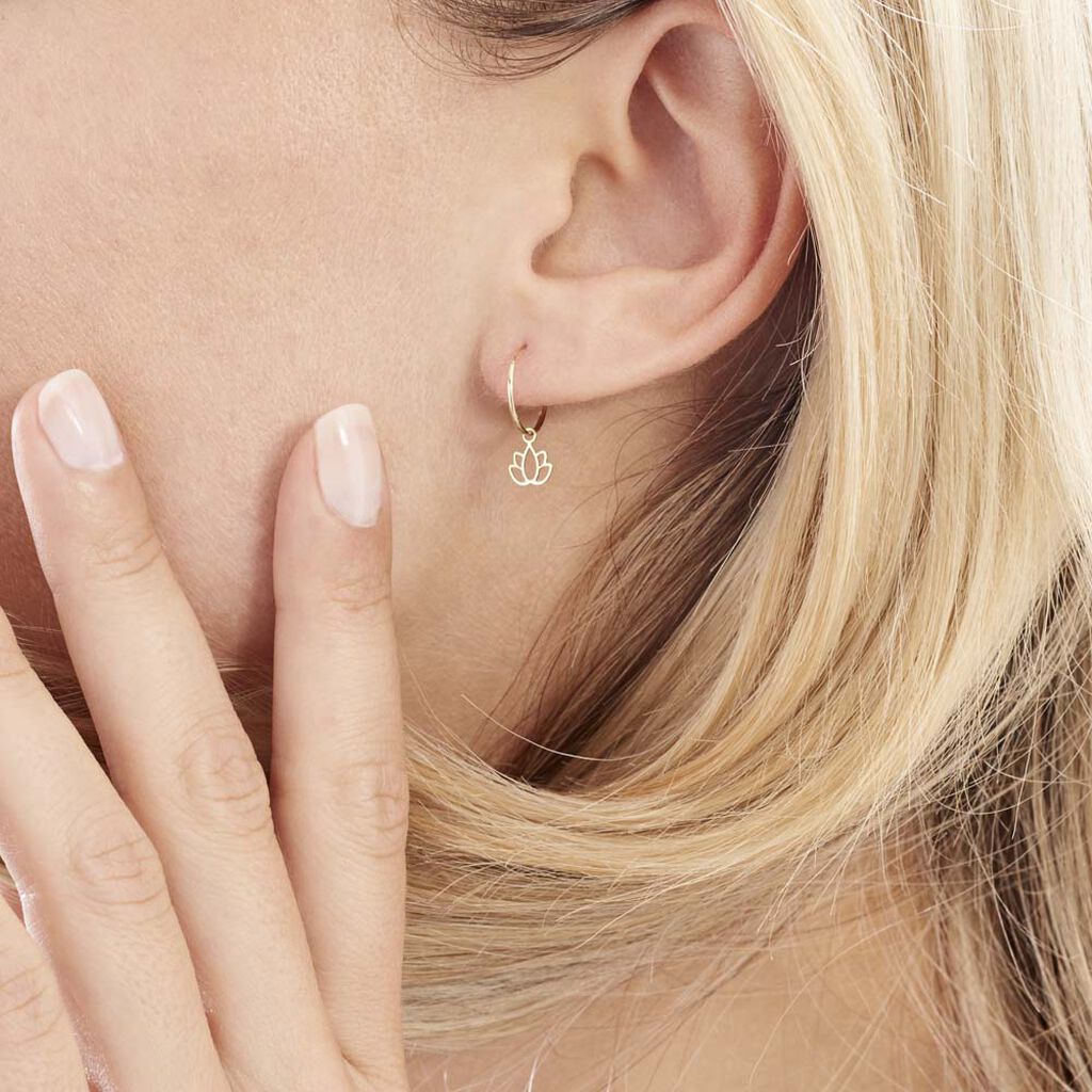 Créoles Belita Or Jaune - Boucles d'oreilles créoles Femme | Histoire d’Or