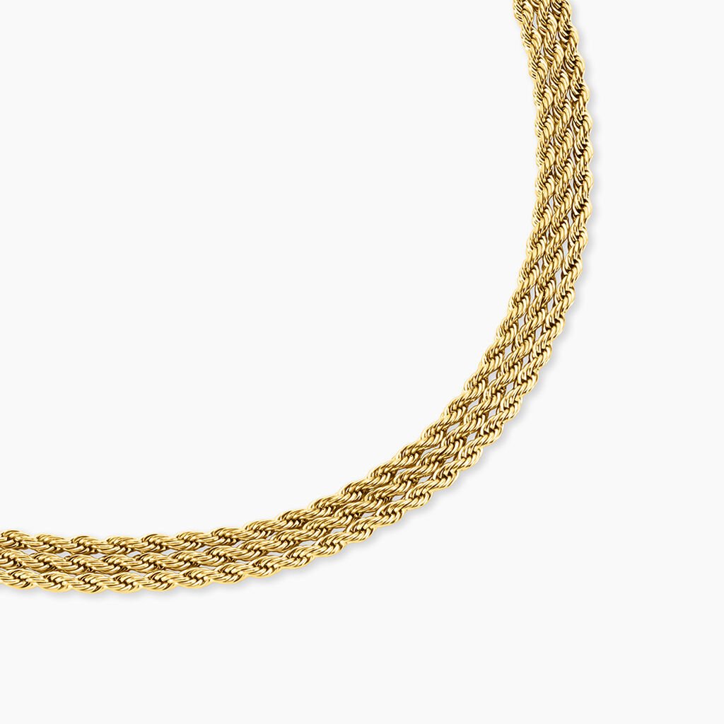 Chaine Beatrix Acier Jaune - Chaines Femme | Histoire d&rsquo;Or