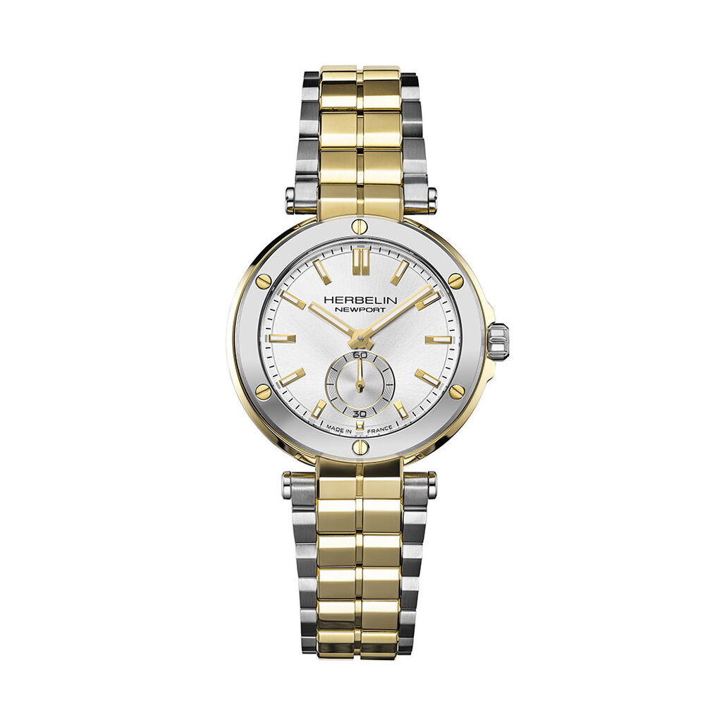Montre Herbelin Newport Argent&eacute; - Id&eacute;es cadeaux Femme | Histoire d&rsquo;Or