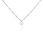 Collier Argent Blanc Mireio - Colliers doubles et triples cha&icirc;nes Femme | Histoire d&rsquo;Or