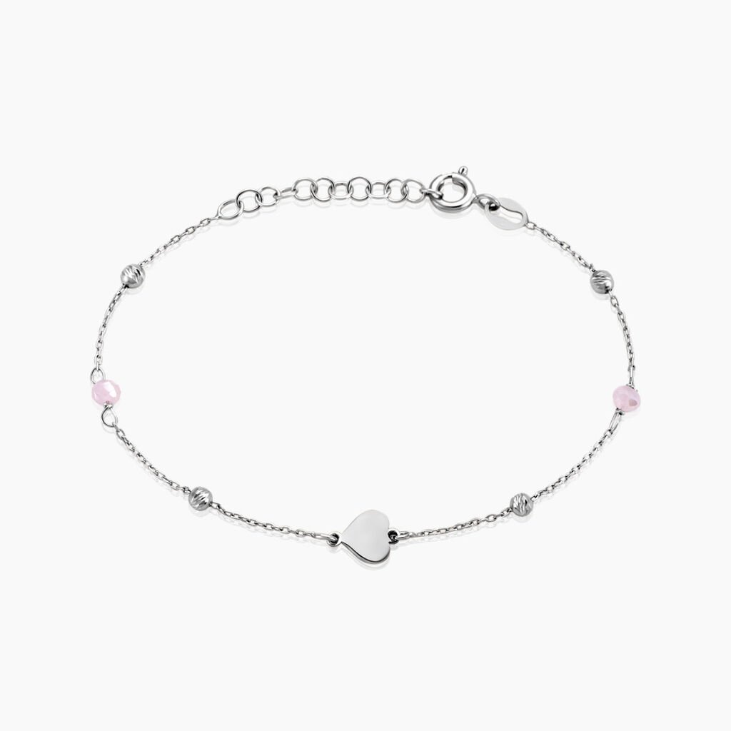 Bracelet Onelia Argent Blanc Cristal - Bracelets Femme | Histoire d’Or
