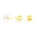 Boucles D'oreilles Puces Fidelia Boule Or Jaune - Clous d'oreilles Femme | Histoire d’Or