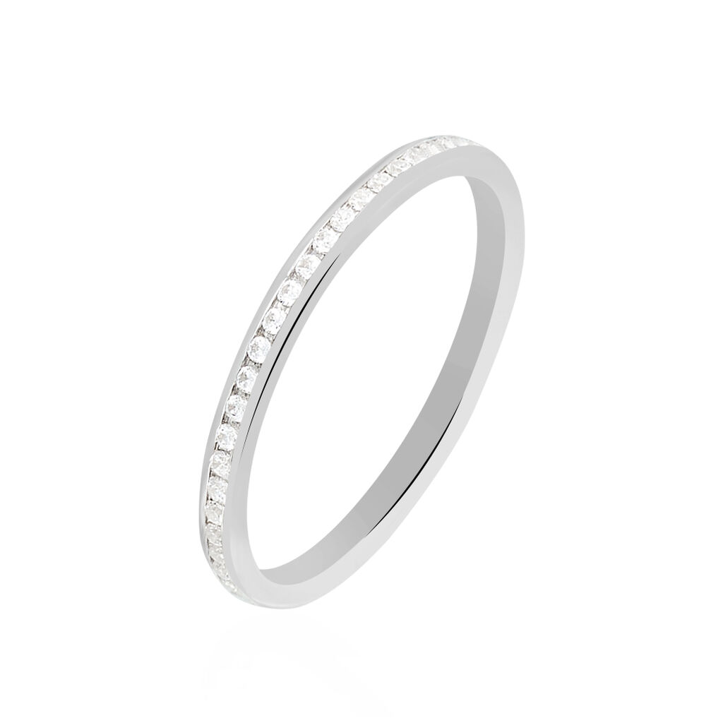 Alliance Laurie Tour Complet Or Blanc Diamant