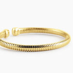 Bracelet Jonc Allure Argent Jaune - Bracelets joncs Femme | Histoire d&rsquo;Or