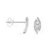 Boucles D'oreilles Puces Eternite Or Blanc Diamant - Clous d'oreilles Femme | Histoire d’Or