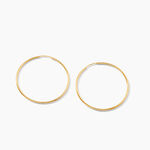 Cr&eacute;oles Dominae Flexible Or Jaune - Boucles d'oreilles cr&eacute;oles Femme | Histoire d&rsquo;Or