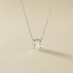 Collier Argent Blanc Aroha Oxyde De Zirconium - Colliers fantaisie Femme | Histoire d&rsquo;Or