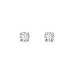 Boucles D'oreilles Puces Aphrodite Or Blanc Diamant - Clous d'oreilles Homme | Histoire d&rsquo;Or