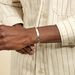 Bracelet Identité Argent Blanc Casper - Gourmettes Homme | Histoire d’Or