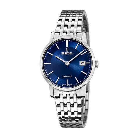 Montre Festina Swiss Made Bleu London - Montres suisses Femme | Histoire d’Or