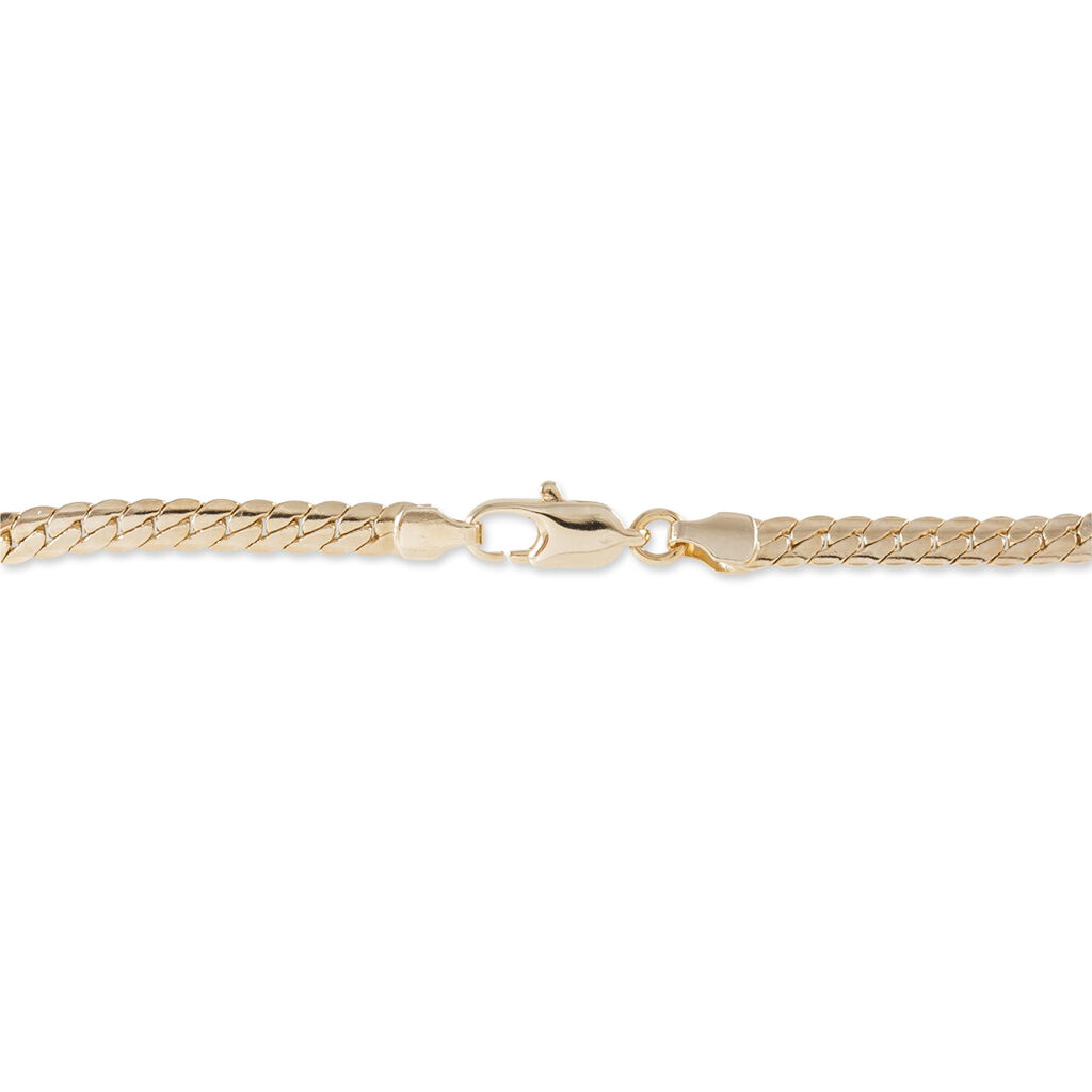 Bracelet Messaline Plaqué Or Jaune - Bracelets chaîne Femme | Histoire d’Or