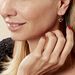 Boucles D'oreilles Pendantes Double Coeur Satines Or Bicolore - Boucles d'Oreilles Coeur Femme | Histoire d’Or