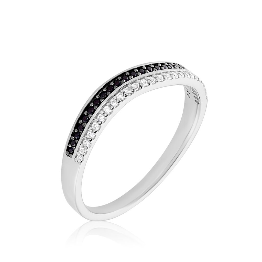 Bague Liraz Argent Blanc Oxyde De Zirconium - Bagues avec pierre Femme | Histoire d’Or