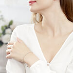 Bracelet Dami Maille Grain De Caf&eacute; Or Tricolore - Bracelets cha&icirc;ne Femme | Histoire d&rsquo;Or