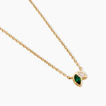 Collier Amazone Plaqu&eacute; Or Jaune Oxyde De Zirconium - Colliers Femme | Histoire d&rsquo;Or