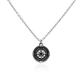 Collier Yoan Acier Blanc - Colliers fantaisie Homme | Histoire d’Or