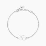 Bracelet Estina Argent Blanc - Bracelets Femme | Histoire d&rsquo;Or