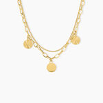 Collier Gili Acier Jaune - Colliers fantaisie Femme | Histoire d&rsquo;Or