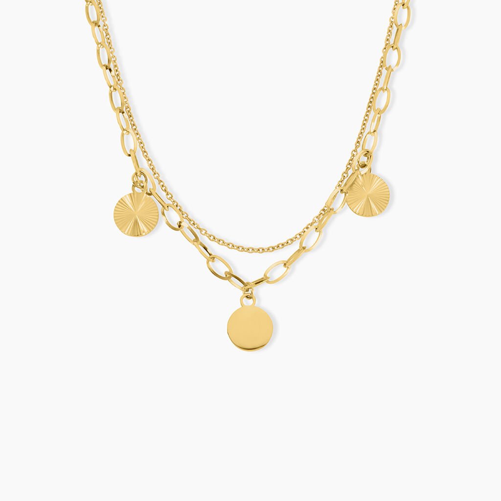 Collier Gili Acier Jaune - Colliers fantaisie Femme | Histoire d’Or