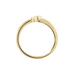 Bague Ana-lou Plaque Or Jaune Oxyde De Zirconium - Bagues avec pierre Femme | Histoire d&rsquo;Or