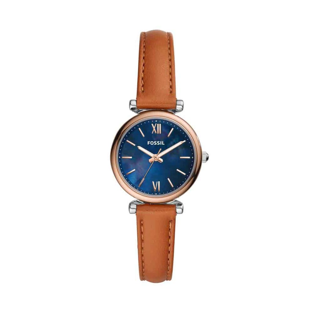 Montre Fossil Carlie Mini Bleu - Montres Femme | Histoire d&rsquo;Or