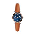 Montre Fossil Carlie Mini Bleu - Montres Femme | Histoire d&rsquo;Or