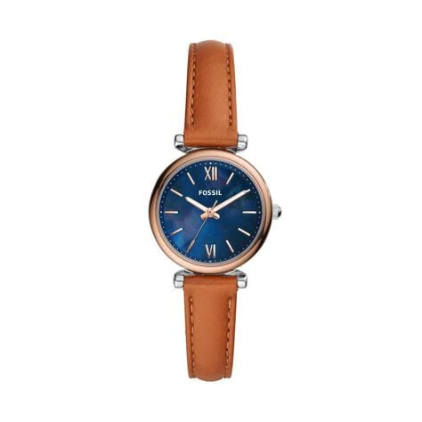 Montre Fossil Carlie Mini Bleu - Montres Femme | Histoire d&rsquo;Or
