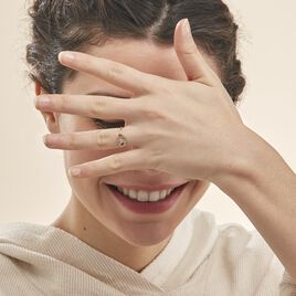 Bague Wydad Or Jaune Diamant - Bagues avec pierre Femme | Histoire d’Or