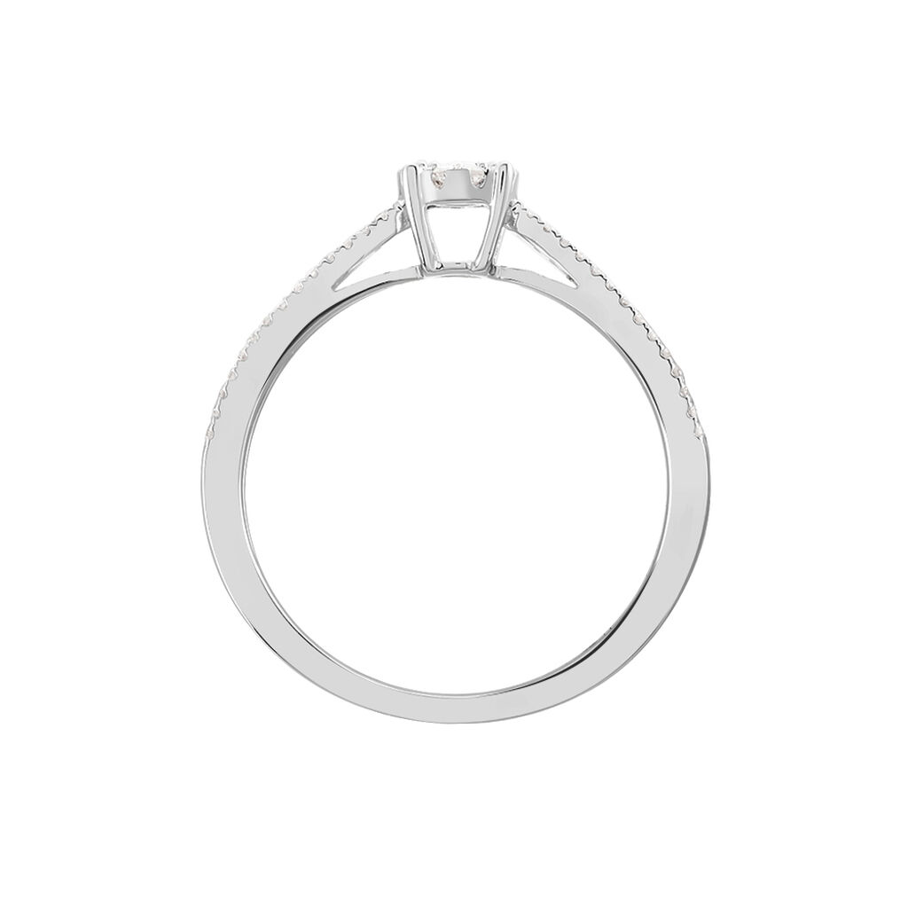 Bague Orphee Or Blanc Diamant - Bagues avec pierre Femme | Histoire d’Or