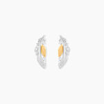 Boucles D'Oreilles Puces Or Jaune Argent Blanc Oxyde De Zirconium - Clous d'oreilles Femme | Histoire d&rsquo;Or