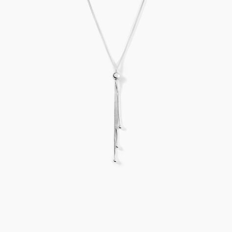 Collier Giorgia Argent Blanc - Colliers fantaisie Femme | Histoire d’Or
