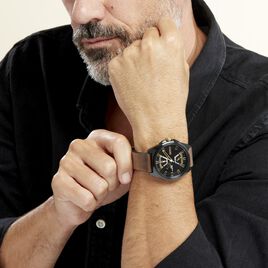 Montre Hugo Expose Noir - Montres Homme | Histoire d’Or