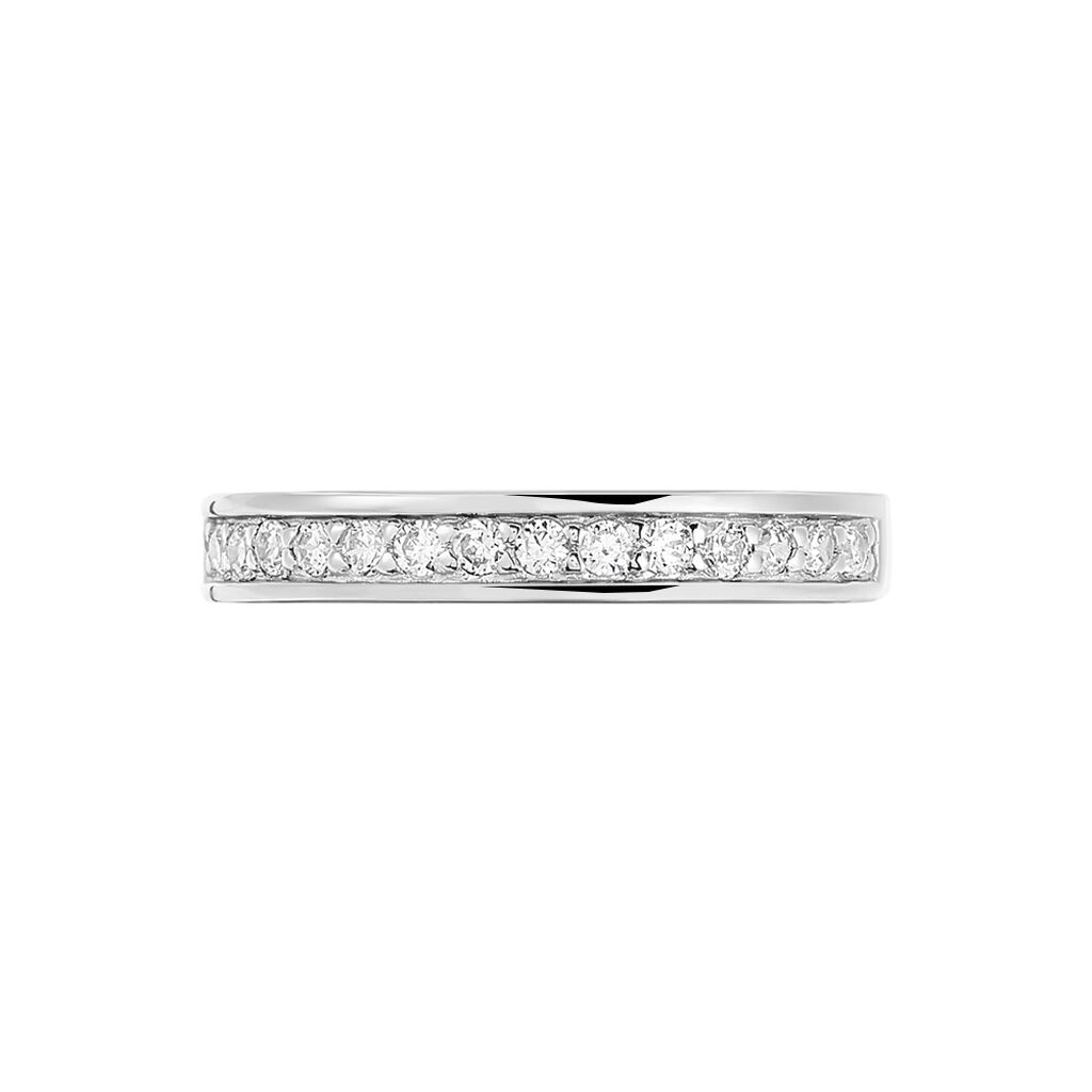 Bague Kelia Argent Blanc Oxyde De Zirconium - Bagues avec pierre Femme | Histoire d’Or
